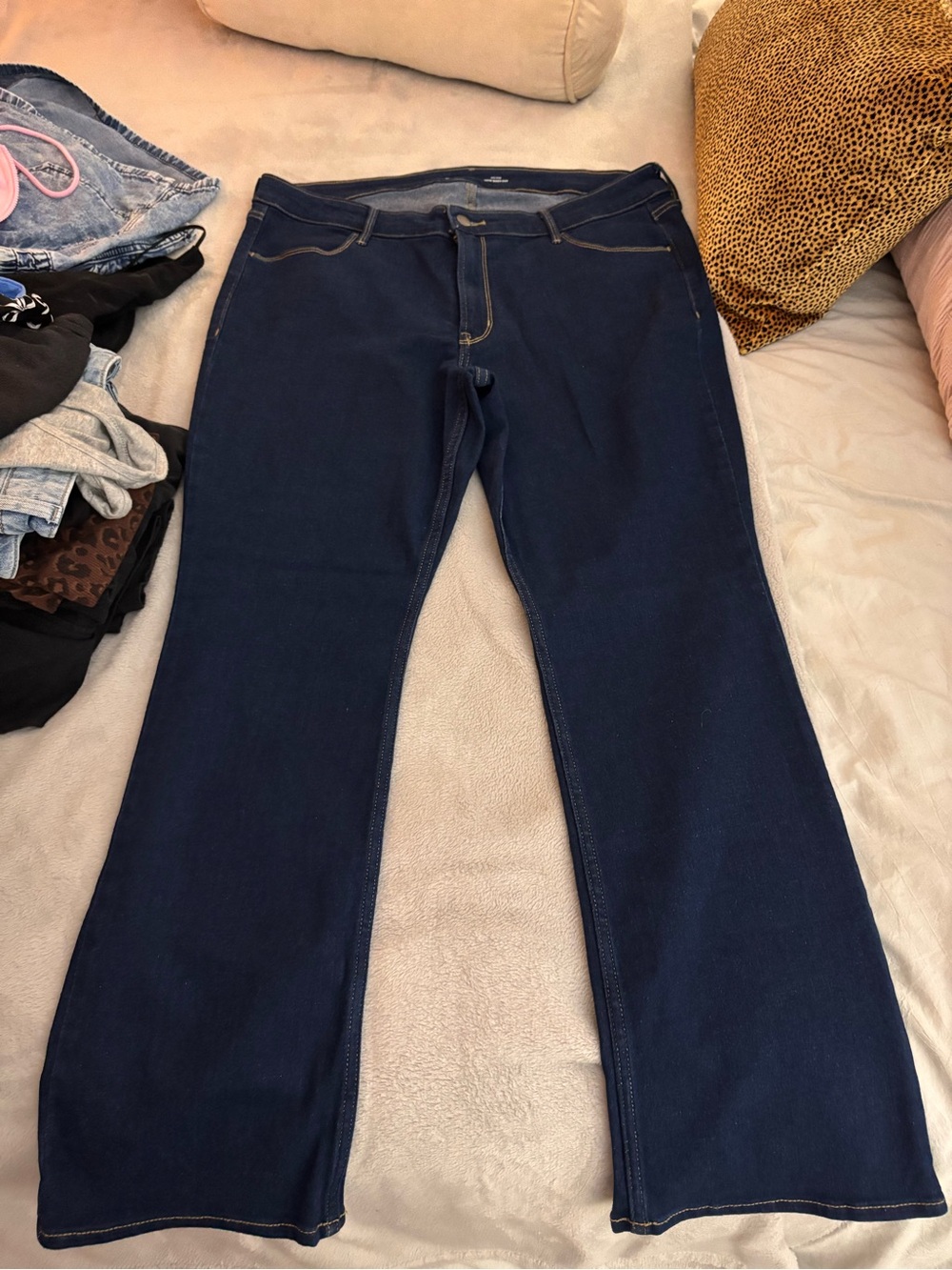 Dark Blue Women's Bootcut Jeans